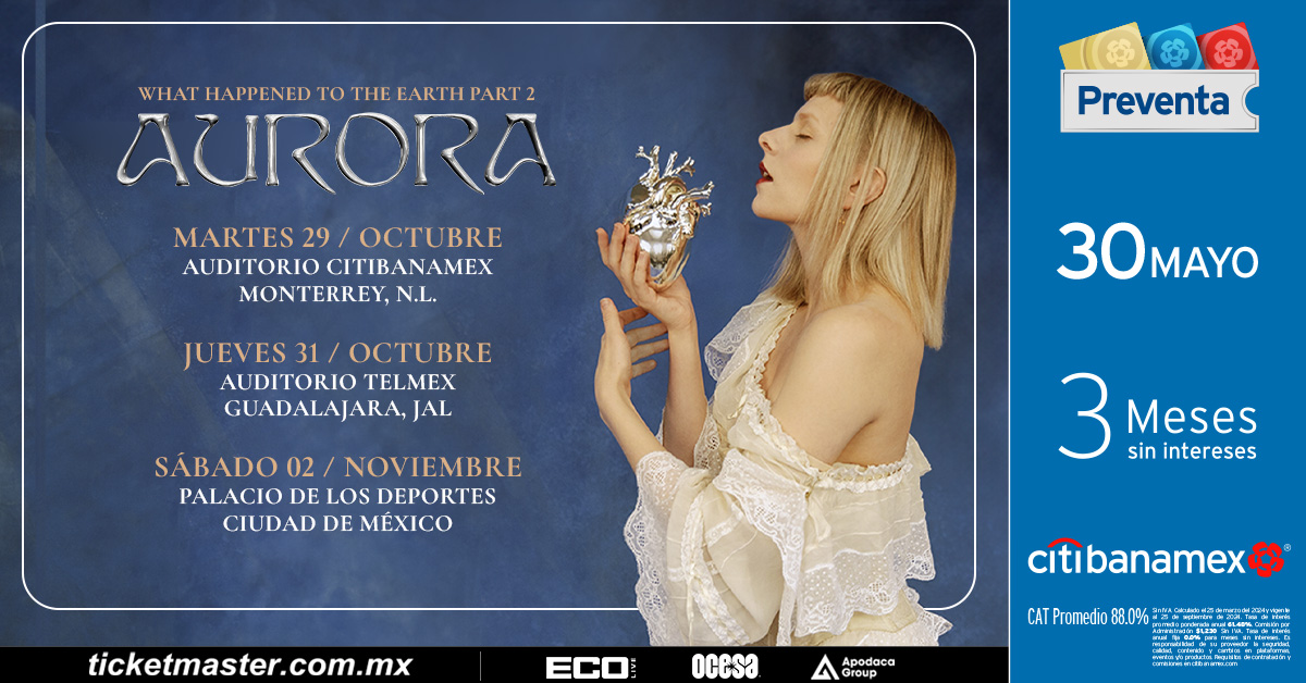 Aurora Regresa a México Una Noche Mágica de Música y Emoción