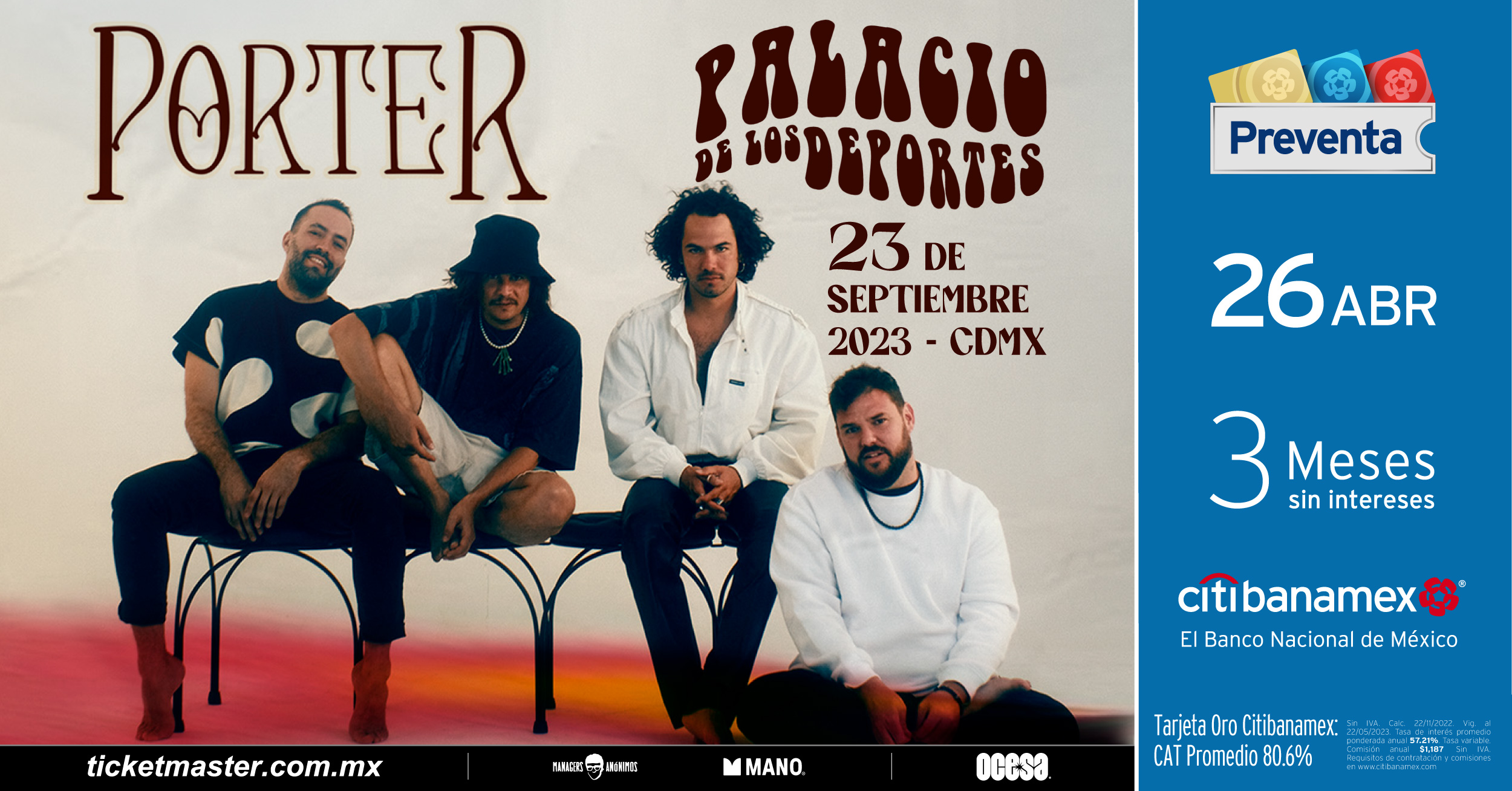 Porter Se Presentar En El Palacio De Los Deportes Heaven And Hell Magazine