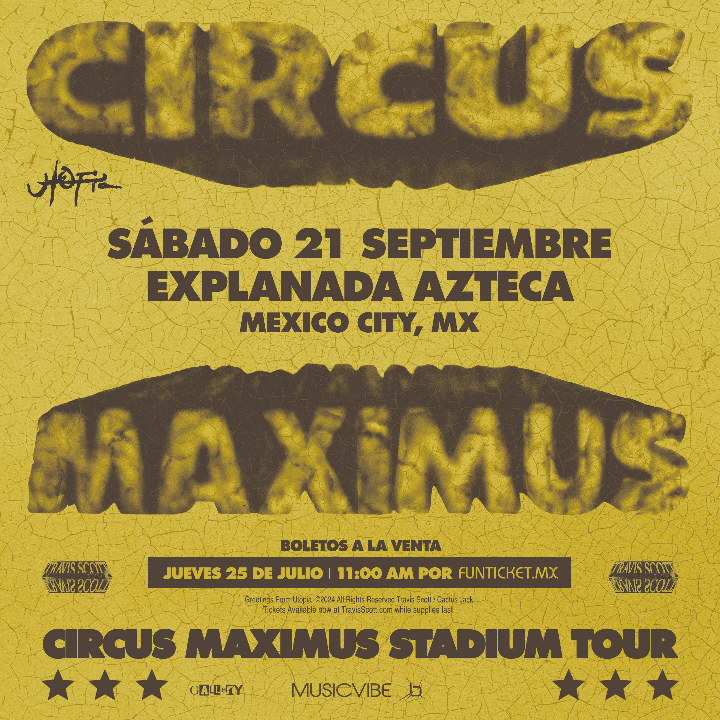 Travis Scott Anuncia Su Gira “circus Maximus Tour” En Cdmx, América 