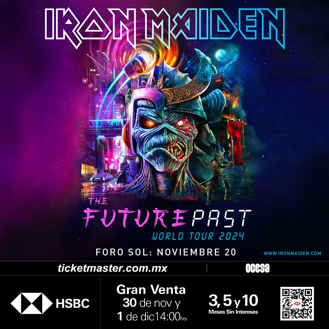 Iron Maiden regresa a México con su gira The Future Past - heaven and ...